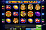 spelmaskiner gratis Fruits and Royals Gaminator